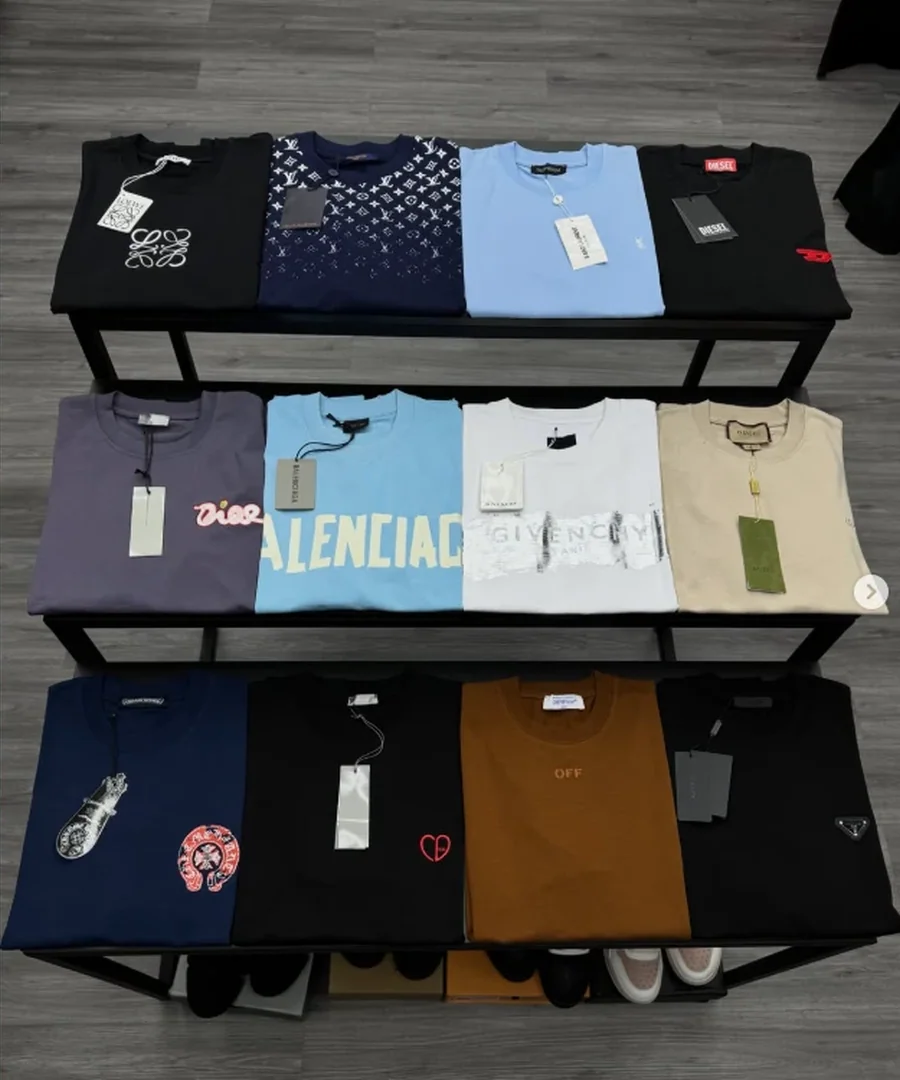 Playeras en exhibición