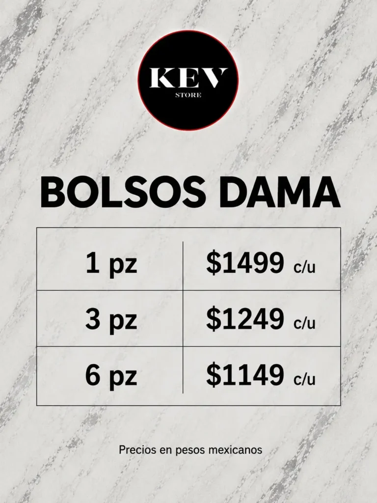 Precios por volumen de Bolsos