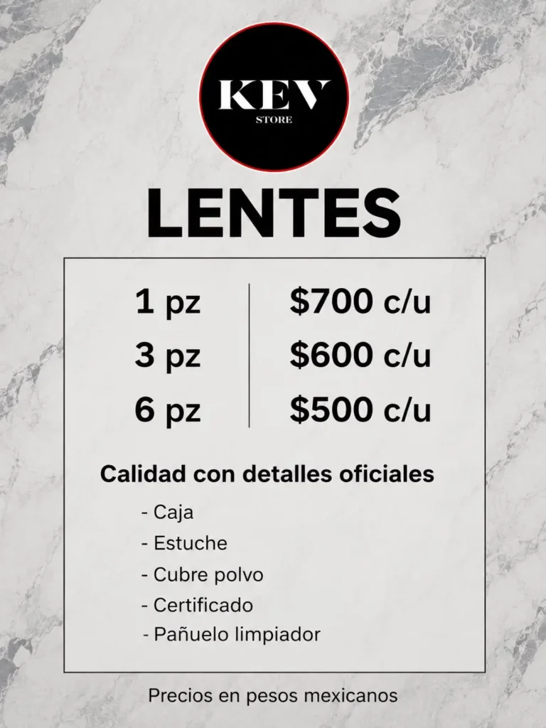 Precios por volumen de Lentes de sol