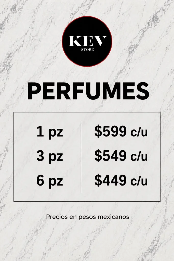 Precios por volumen de Perfumes